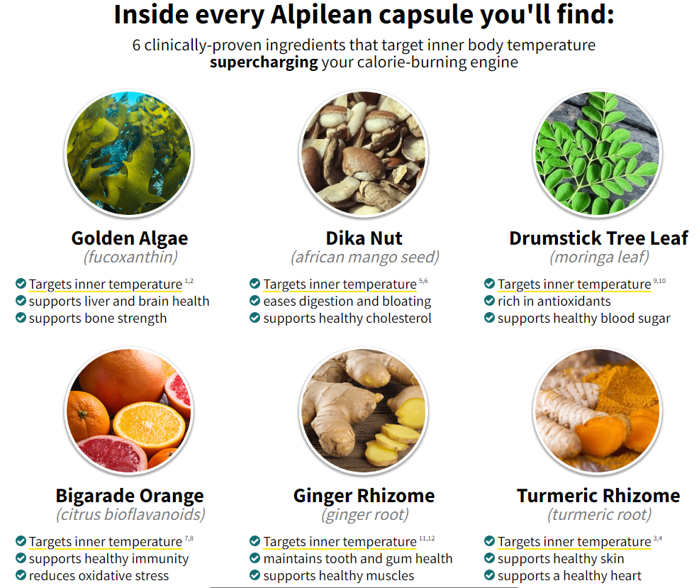 Alpilean Supplement Fact